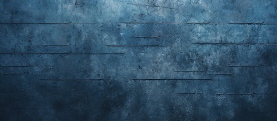 Blue grunge textured wall background.