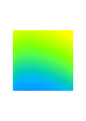 square area with a color gradient from yellow to green to blue, modern design as a colorful background