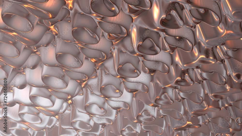 Poster Abstract glowing pattern animation for background and texture concept