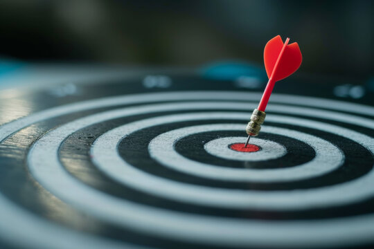 Business target and strategy concept