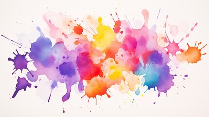 splash of colorful paint ink, background, art, illustration,