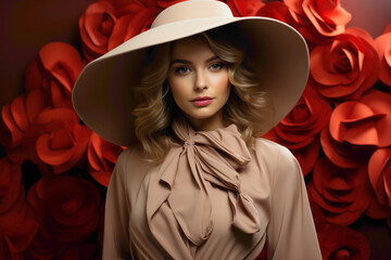 Classic meets modern as the most beautiful Ukrainian lady poses in a timeless trench coat and...