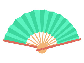 Chinese New Year Hand Fan Background
