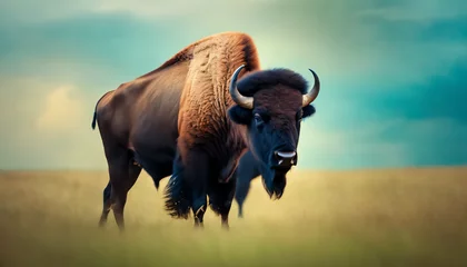 Türaufkleber Portrait of a buffalo © atonp