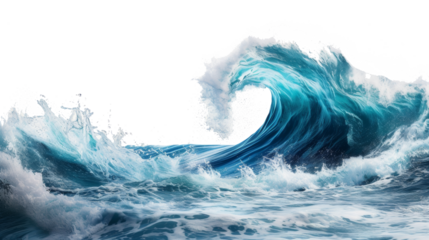 Massive Blue Wave Surges in the Middle of the Ocean