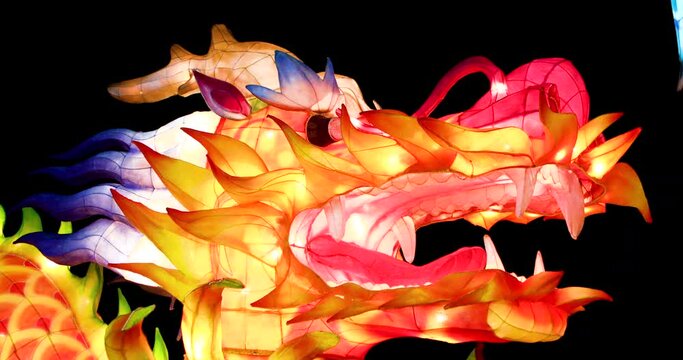 China, traditional festivals, gorgeous and colorful, Shenlong, Lantern Festival