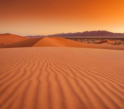 Warm gradient of desert colors from sandy beige to burnt orange © Hans