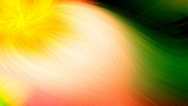 Abstract background Animation with colorful lines suitable for graphic design, animated backgrounds, advertising, and artistic projects. Vibrant and dynamic visual element, green, yellow, black colors