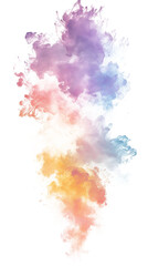 Colorful Ink Clouds in Water - Abstract Art Background