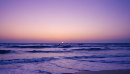 Fototapeta na wymiar Oceanic twilight gradient from deep navy to lavender