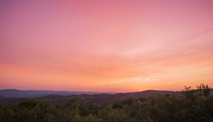 Silken sunset gradient from peach to mauve