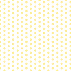 simple abstract banana color circle polka dot pattern