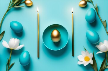 eggs and flowers