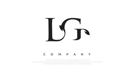 Initial LK Logo Design Vector 