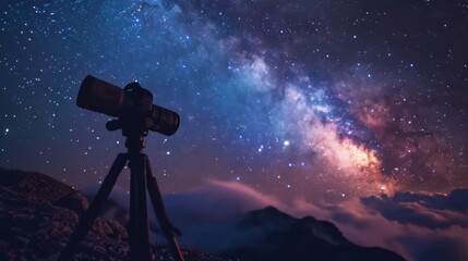 Man Captures Night Sky With Telescope, World Photography Day