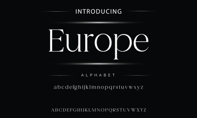 Fototapeta na wymiar Luxury alphabet letters font. Typography elegant wedding classic lettering serif fonts decorative vintage retro concept. vector illustration