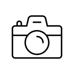 photographic icon with white background vector stock illustration
