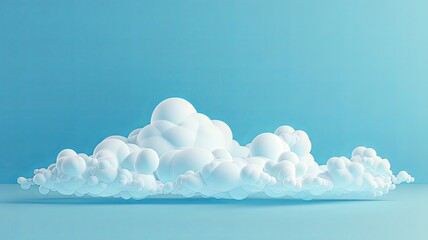 minimal website background with clouds and icons and sharing as part of the imager