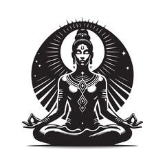 Meditation Illustration