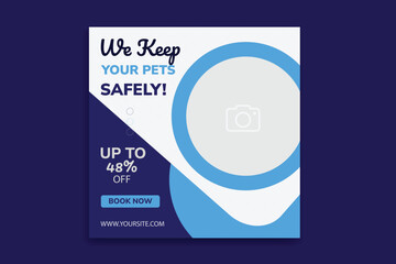 pet banner design,pet social media template,