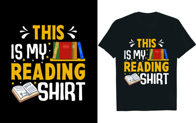 This is my reading shirt, Reading, t-shirt design.