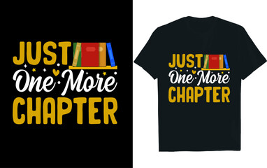 Just one more chapter, Reading, t-shirt design.