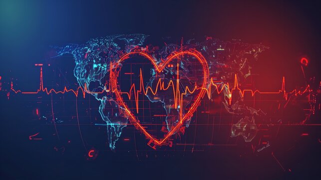 World health day on April littering and heart beet