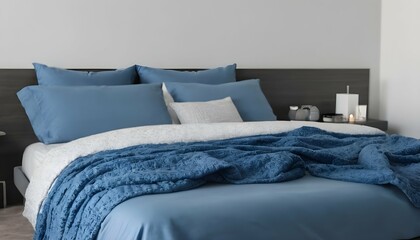 bed in a hotel