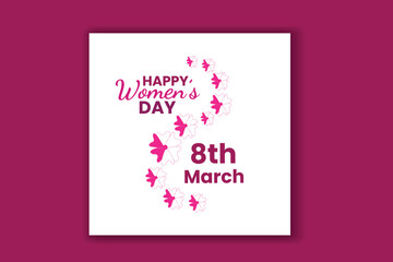 women's Day social media post, women's Day banner design

