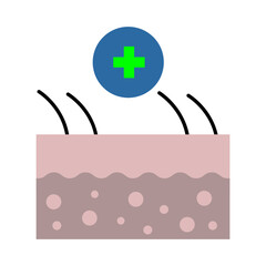 skin moisturiser vector icon