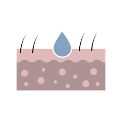 skin moisturiser vector icon