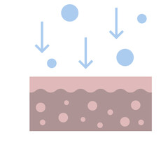 skin moisturiser vector icon