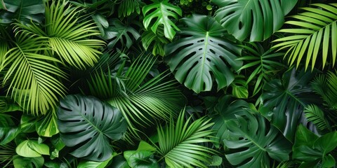 Close Up of Vibrant Green Leaves