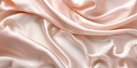 Obraz premium Close-Up of Pink Satin Fabric