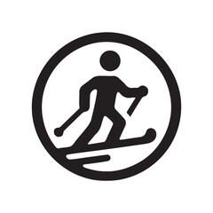 Skiing Icon