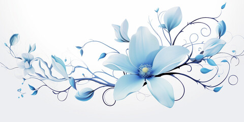 Fototapeta premium Floral Flower Decorative Background for wedding and Pretty Designs and Websites
