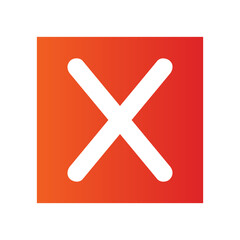 Obraz premium red cross icon 