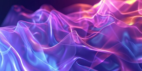 Obraz premium Colorful Background With Wavy Lines