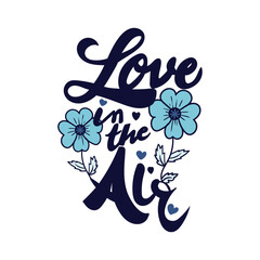 Naklejka premium Valentine T-shirt Design for a couple, Romantic quote vector lettering typography. Holiday calligraphy with hearts.