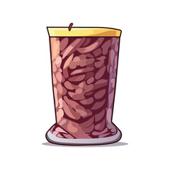 Artichelen sauce of colorful set. Sauce varieties come to life in this creative illustration, showcasing intricate design elements with a touch of cartoon charm. Vector illustration.