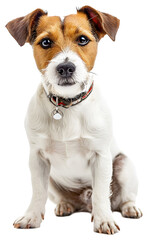 Russell Terrier dog, full body.