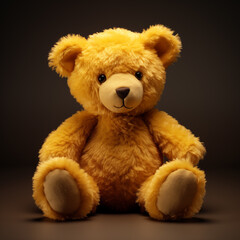 Sitting teddy bear soft toy