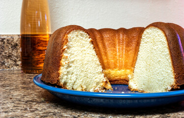Homemade 7 up pound cake dessert