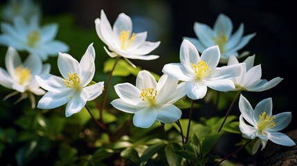 Fototapeta na wymiar Close-up of white flowering plant