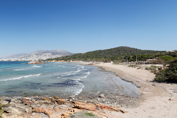 Kavouri beaches near Athens, Greece