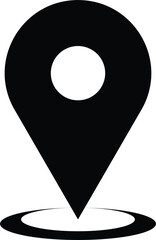 map pointer icon vector