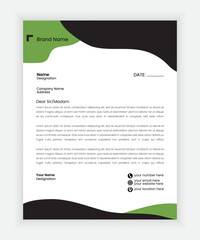 letterhead vector design template