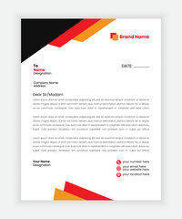 Modern template for letterhead,vector design