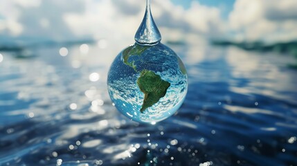 water purify on water day and world health day