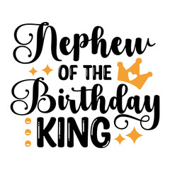 Birthday typography design on plain white transparent isolated background for card, shirt, hoodie, sweatshirt, apparel, tag, mug, icon, poster or badge